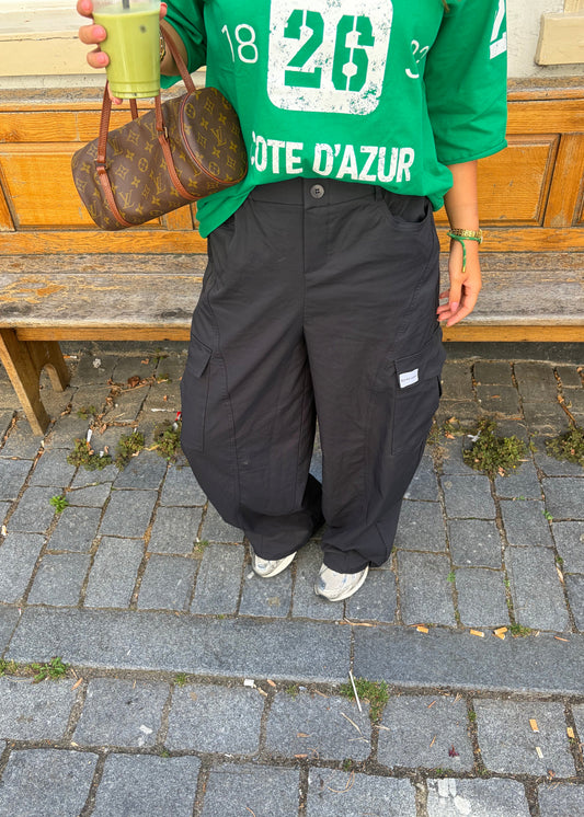 Midnight Blue Long Cargo Pants