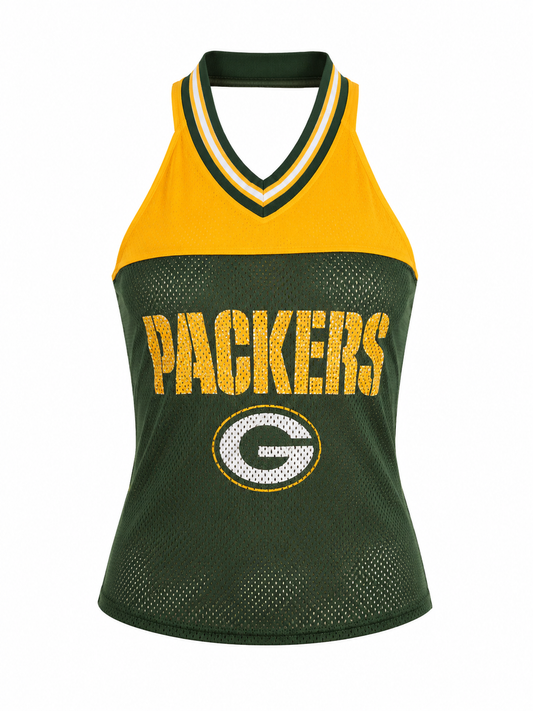 Packers Halter Jersey Top size S